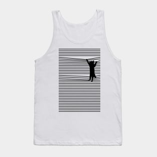 Cat vs Blinds Tank Top